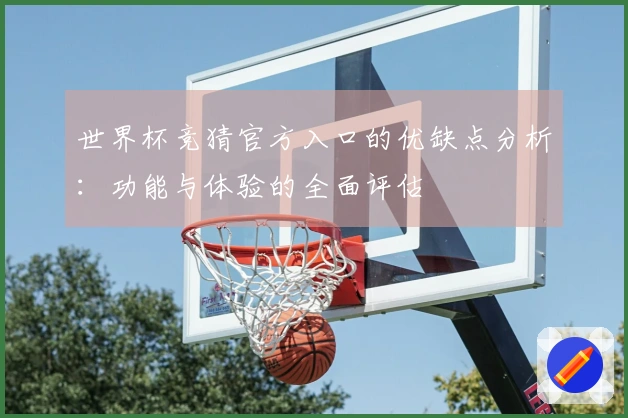 世界杯竞猜官方入口的优缺点分析：功能与体验的全面评估