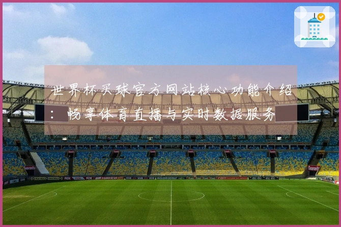 世界杯买球官方网站核心功能介绍：畅享体育直播与实时数据服务
