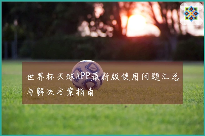 世界杯买球APP最新版使用问题汇总与解决方案指南